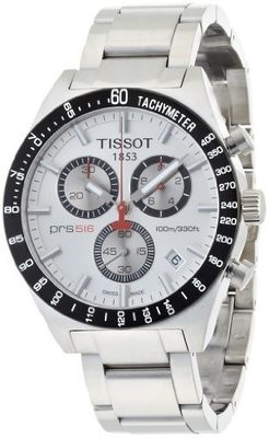 Tissot Men&#39;s T0444172103100 T-Sport PRS516 Quartz Silver Chronograph Dial Watch