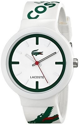 Lacoste Unisex 2010522-GOA White/Green Gator Watch