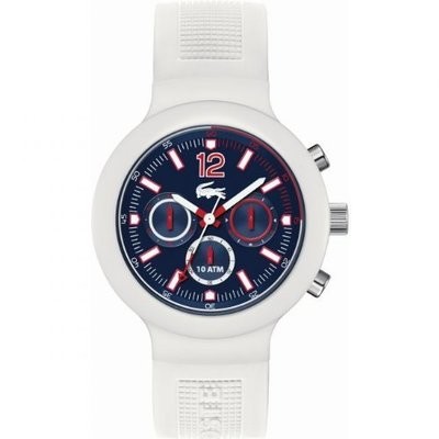 Lacoste Men&#39;s BORNEO 2010705 White Watch
