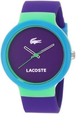 Lacoste Goa Purple Dial Purple Rubber Unisex Watch 2020005