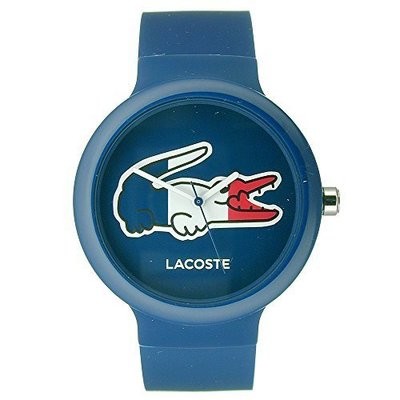 Lacoste Goa France Blue/White Silicone Unisex watch #2020068