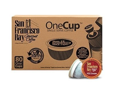San Francisco Bay OneCup, Fog Chaser, 80 Count- Single Serve Coffee, Compatible with Keurig K-cup Brewers