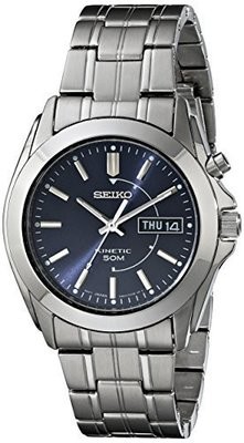 Seiko Men&#39;s SMY111 Stainless Steel Kinetic Watch