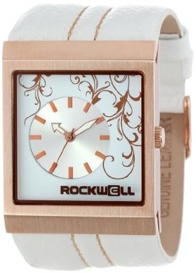 Rockwell Time Unisex MC113 Mercedes Gold Leather and White Watch