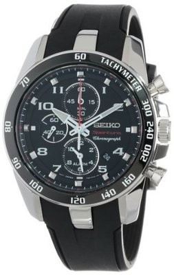 Seiko Men&#39;s SNAE87 &quot;Sportura Classic&quot; Stainless Steel Watch
