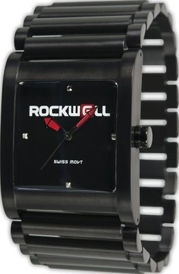 Rockwell Time Unisex RK106 Rook Stainless Steel Phantom Diamonds Watch