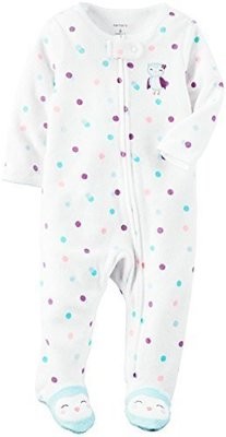 Carter&#39;s Baby Girls Terry 115g229, White, 9 Months Baby