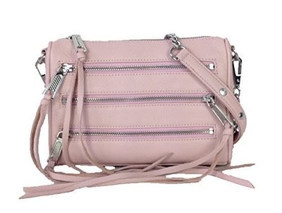Rebecca Minkoff Mini Zip Handbag Shoulder Bag in Blush