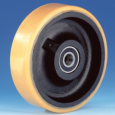 100mm Cast Iron Polyurethane Wheel (350kg) Cast Iron Polyurethane Wheel
