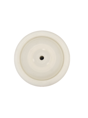 100mm White Polyprop Wheel [CLEARANCE]