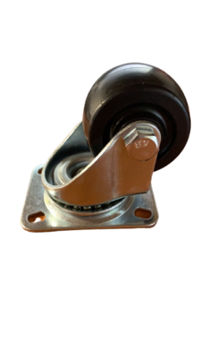 Black Nylon Swivel Castor