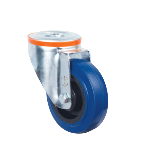 Blue Elastic Swivel Castor