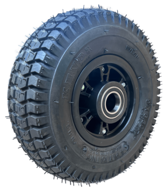 230mm Pneumatic Wheel with 9x3.50-4 4Ply Kenda Tyre and Rybro® Split Rim