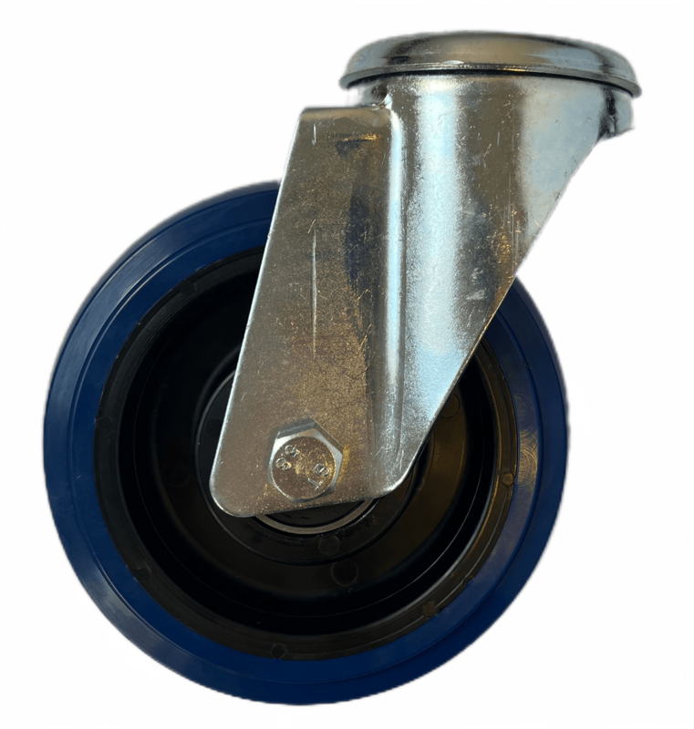 Blue Elastic Swivel Castor