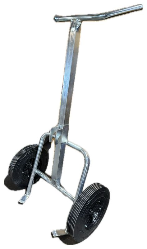 Single Arm Drum Trolley with Rybro 350mm Rubber wheels