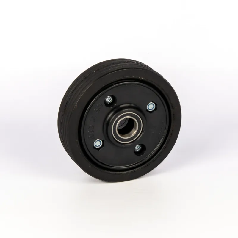 150mm Split Rim Rubber Trolley Wheel