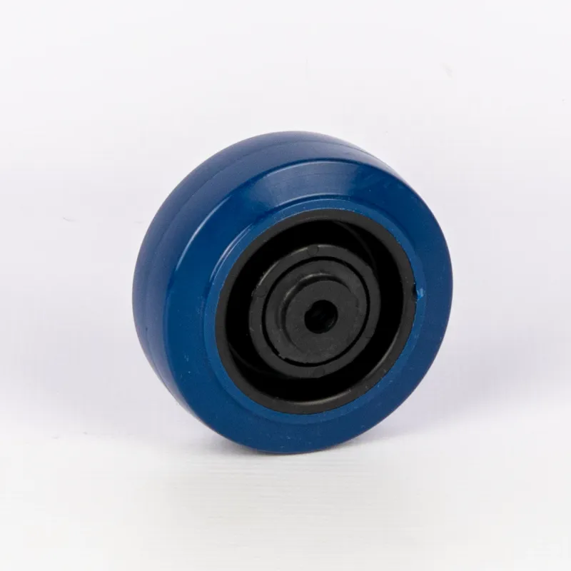 80mm Blue Elastic Rubber Wheel