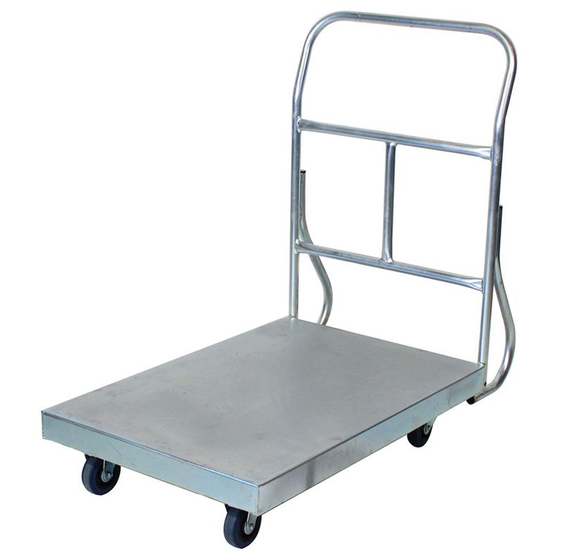 Small Steel Platform Trolley - Electroplated