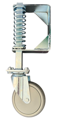 Rybro 125 mm Spring‑Loaded Gate Support Swivel Castor, 80 kg Load – Made in South Africa Rybro 125 mm Spring‑Loaded Gate Support Swivel Castor, 80 kg Load – Made in South Africa