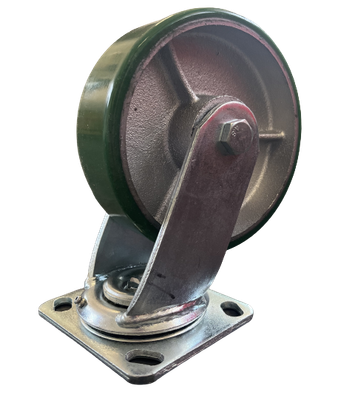 Cast Iron Polyurethane Swivel Castor