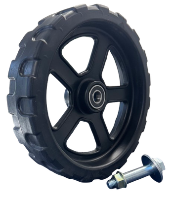 200mm Lawnmower Replacement Wheel &amp; Axle Kit