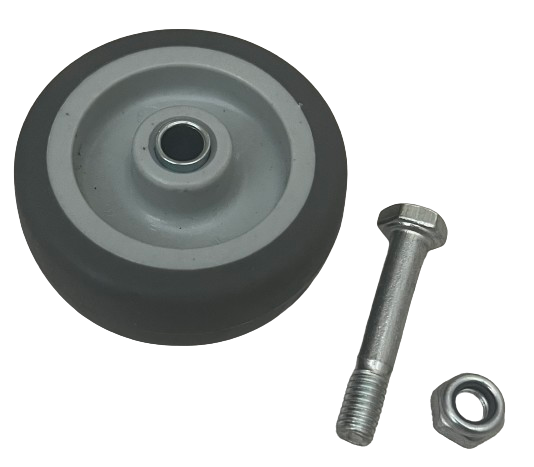 Grey Rubber Castor Wheel