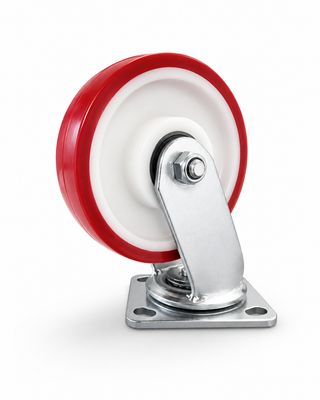150mm Nylon Core Polyurethane Castor – Plate Mount