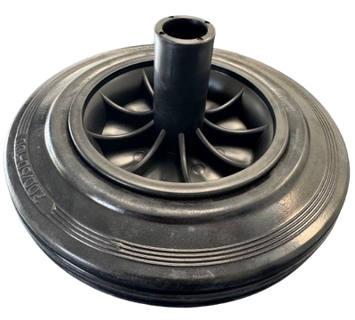 200mm Rubber Wheelie Bin Wheel – Replacement Bin Wheel