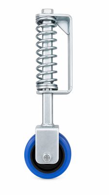 100mm Spring Loaded Gate Castor – Steel – 120kg Support