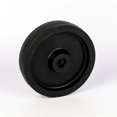 200mm Rubber Trolley Wheel – 2 Wheel Trolley Replacement