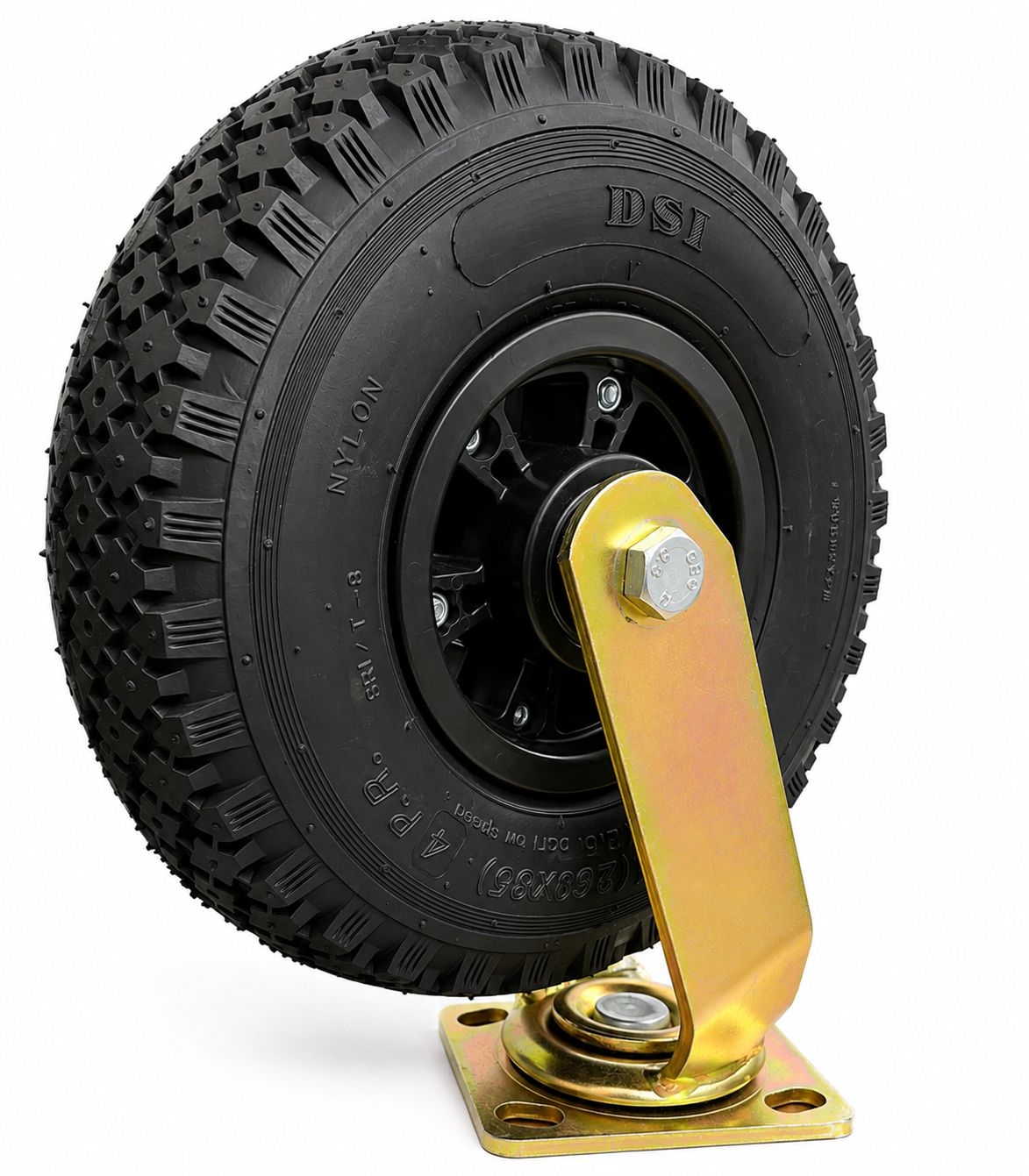 260mm Pneumatic Rubber Castor – Inflatable Wheel