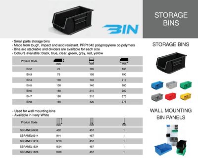 Plastic Stackable Storage Bin – Size 7