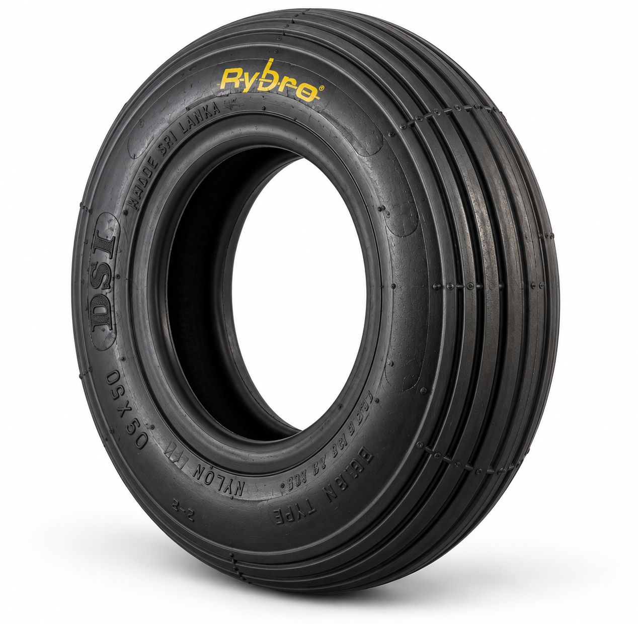 200mm x 50mm Rubber Tyre – Replacement Wheel Tyre