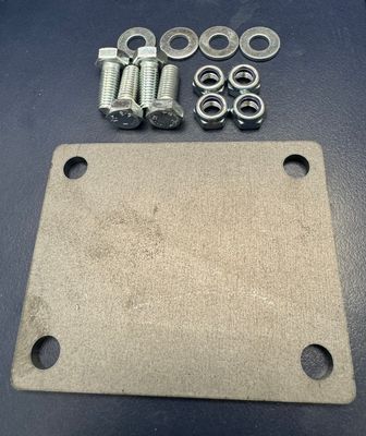 100x80 Steel Castor Base Plate – Mounting Plate for Castors
