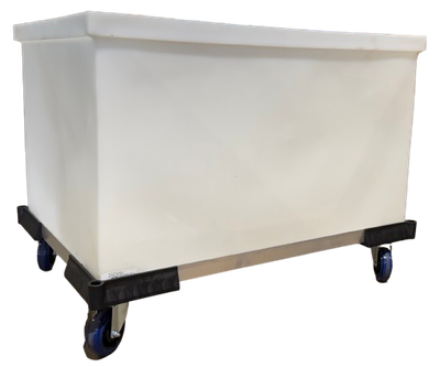 280L Plastic Tote Bin on Wheels – Mobile Storage Bin