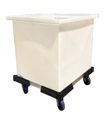 135L Plastic Tote Bin with Wheels – Mobile Storage Bin