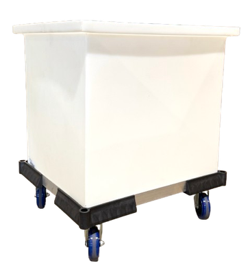135L Plastic Tote Bin with Wheels – Mobile Storage Bin