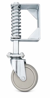 125mm Spring Loaded Gate Castor – Swivel – 80kg Support
