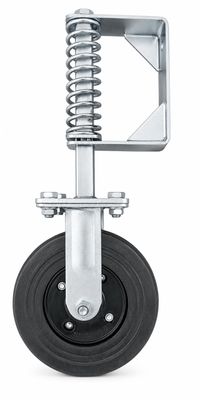 200mm Spring Loaded Gate Castor – Heavy Duty – 120kg Support