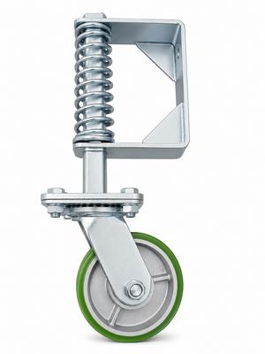 125mm Spring Loaded Gate Castor – Swivel – 120kg Support
