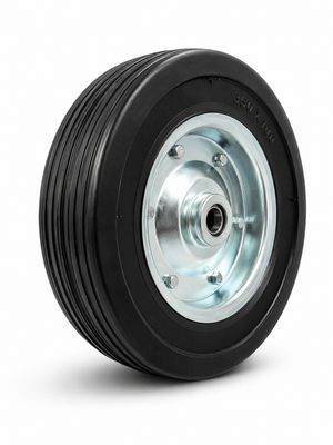 350x100 Rubber Wheelbarrow Wheel – Steel Rim Heavy Duty