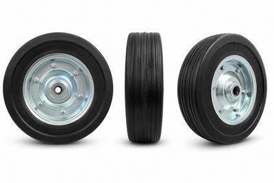 350x100 Rubber Wheelbarrow Wheel – Steel Rim Heavy Duty