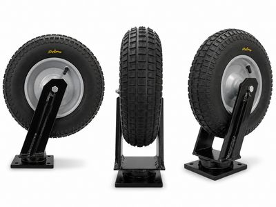 400mm Pneumatic Rubber Swivel Castor – Inflatable Wheel