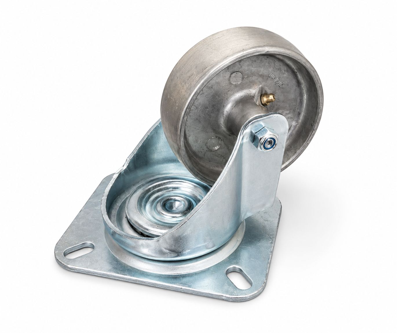 100mm Aluminium Swivel Bakery Castor – Plate Mount High Temperature Wheel