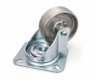 100mm Aluminium Swivel Bakery Castor – Plate Mount High Temperature Wheel