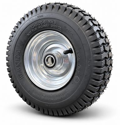 13x5.00-6 4-Ply Pneumatic Tyre &amp; Steel Rim (320mm x 120mm)