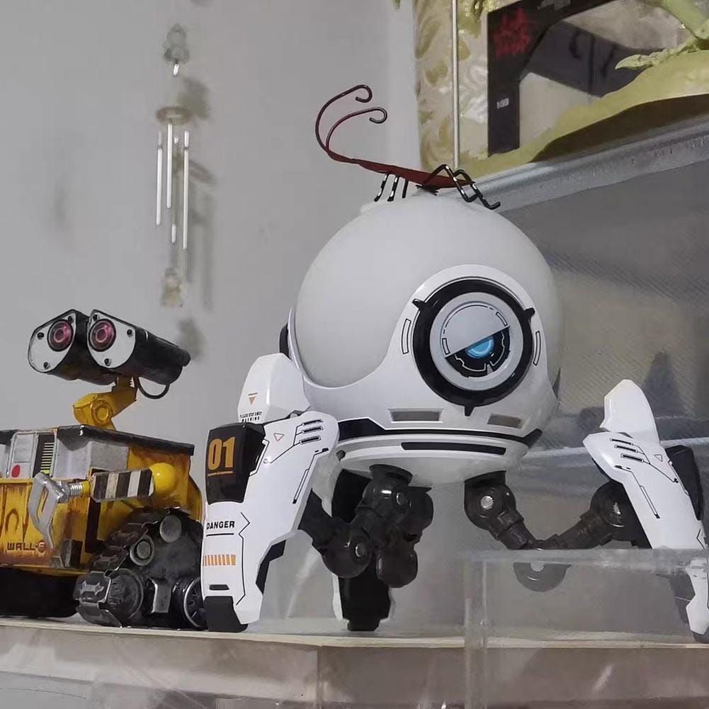 Mecha Stand for Homepod Mini, Echo Dot, Tripod Holder with Robot Shape