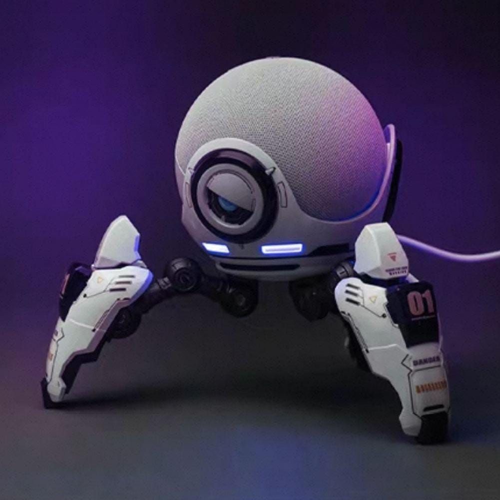Mecha Stand for Homepod Mini, Echo Dot, Tripod Holder with Robot Shape
