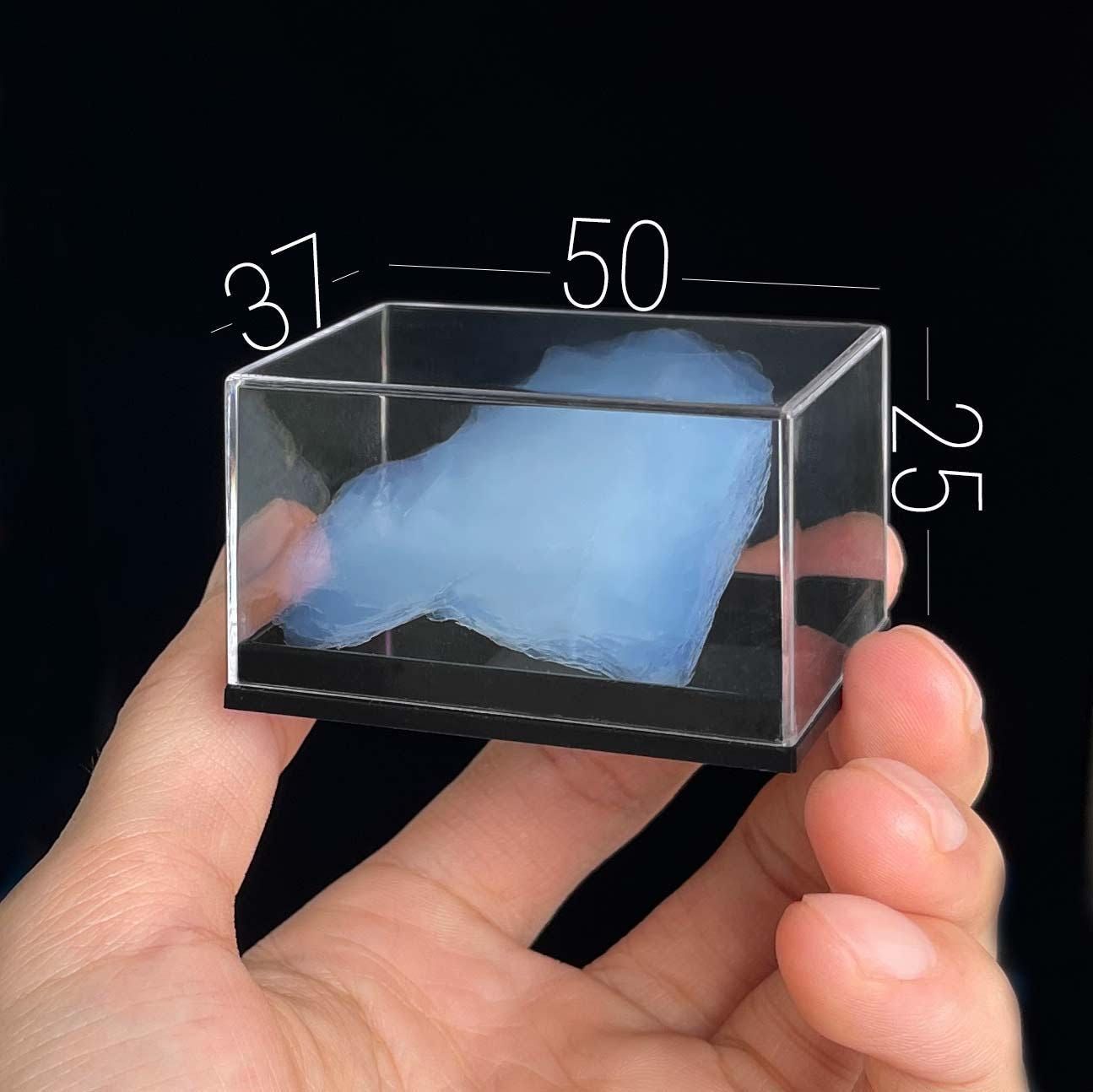 Aerogel - The Lightest Solid on Earth "Frozen Smoke" 50-37-25box (Chunks, High Purity, Silica-Based)