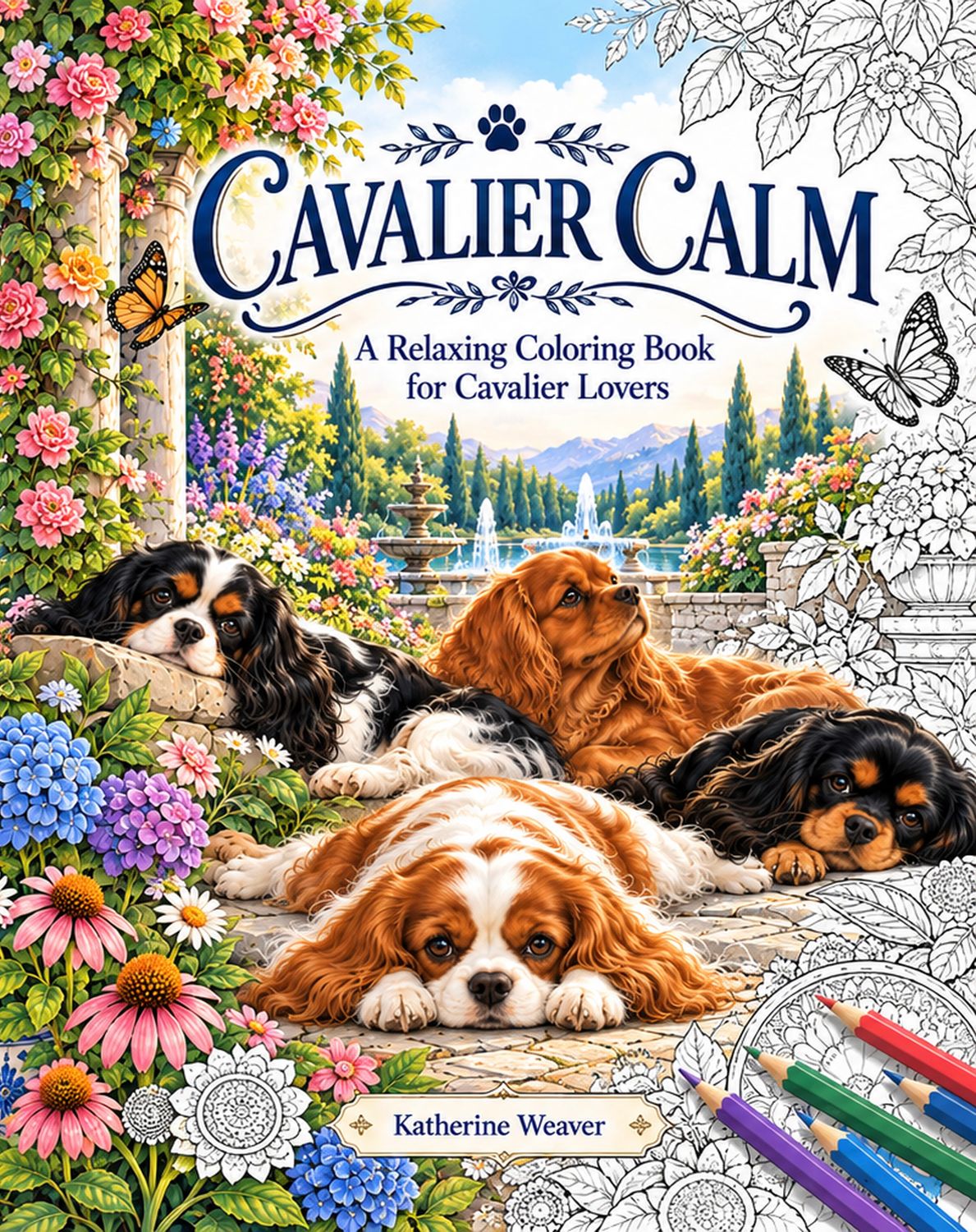 Cavalier Calm Coloring Book